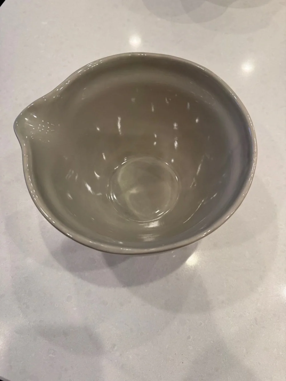 Pottery Barn Stoneware Pouring Bowl - Gray